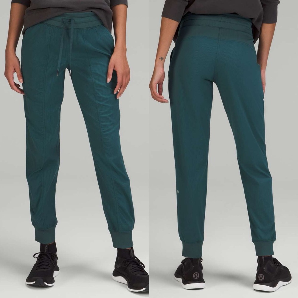 NWOT Lululemon Dance Studio Mid-Rise Jogger 28” *Full Length In Green Jasper